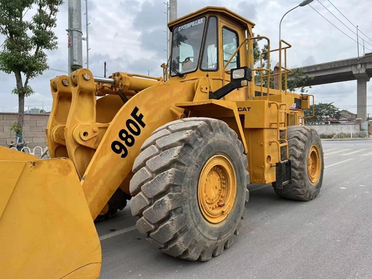 6トンの名乗荷重 CAT980F 他の水力ポンプ付きの車輪式二重荷載機,良好状態