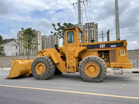 6トンの名乗荷重 CAT980F 他の水力ポンプ付きの車輪式二重荷載機,良好状態
