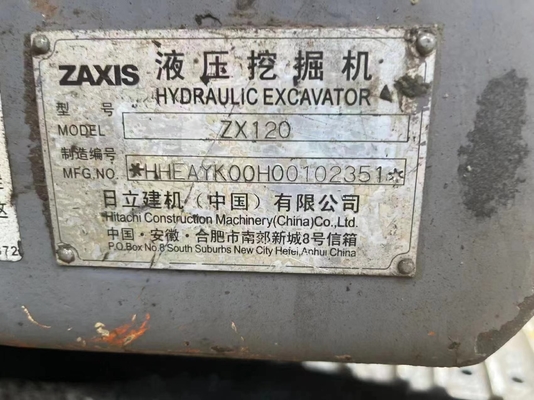 建設用材料のショップは,あなたの建設現場のためにHITACH ZX120掘削機を使用