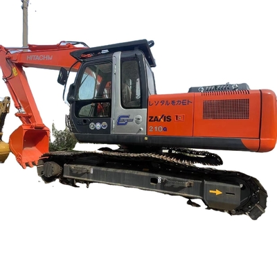 中古のヒタチ掘削機 ZX210 0.45m3 バケツ容量と 21500 KG 機械重量