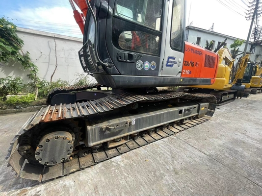 中古のヒタチ掘削機 ZX210 0.45m3 バケツ容量と 21500 KG 機械重量