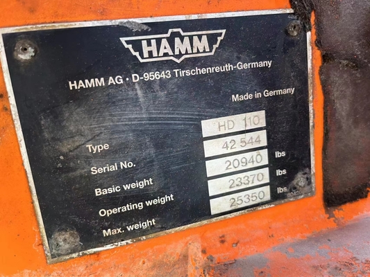 18000 KG 振動式ローラー HD110 HD128 HD138 HD90 ドイツ製
