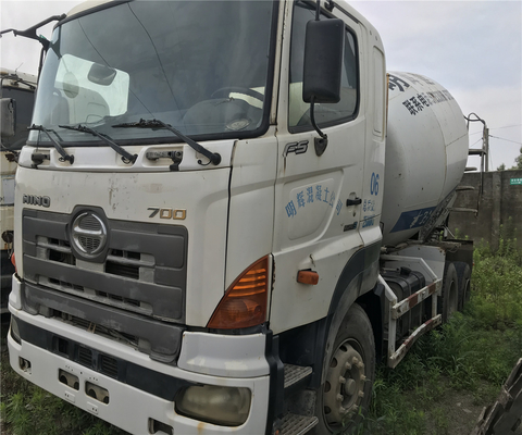 12000 KG コンクリート出力 12.9L 建設用HINO700ZOUミキサートラック
